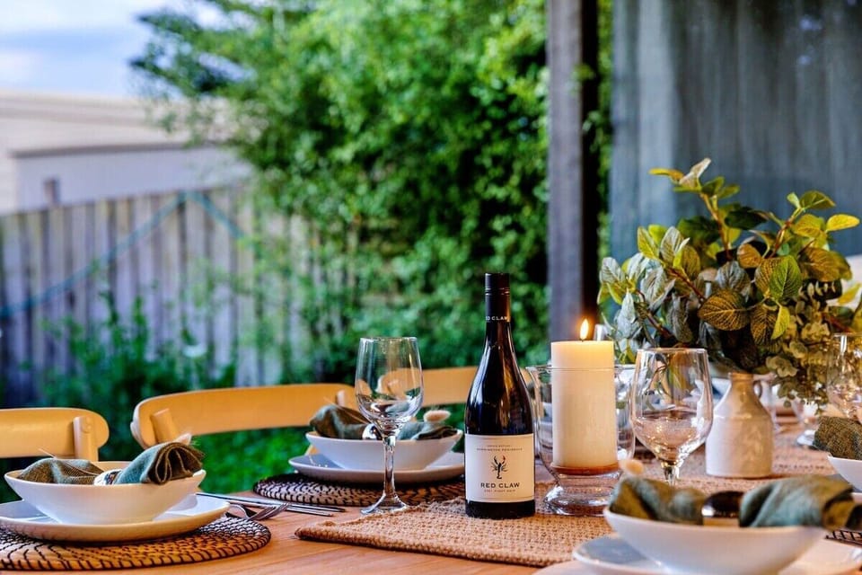 Intimate dinner setting