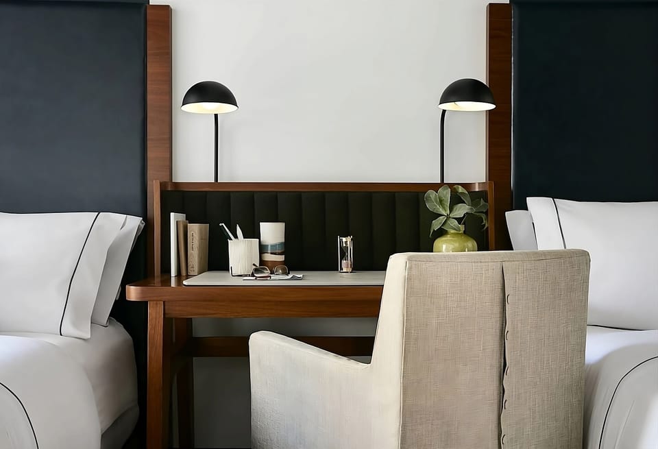 Settle in with a dedicated desk nook for focused mornings.