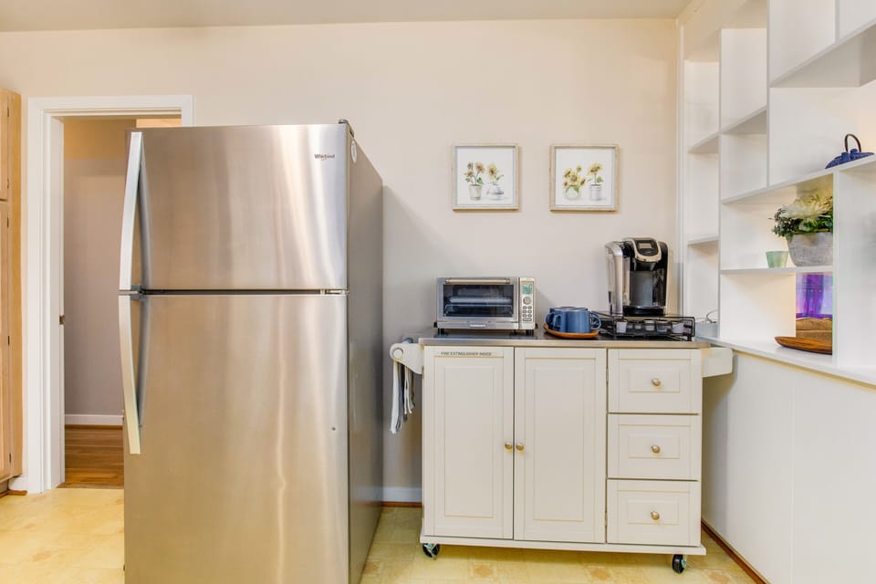 Toaster oven and Keurig to complete your morning routine.