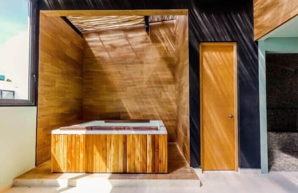 Time to destress in the sauna!