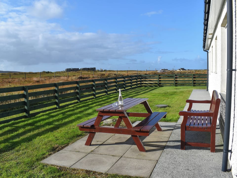 Outdoor area | Lochboisdale Cottage, Lochboisdale