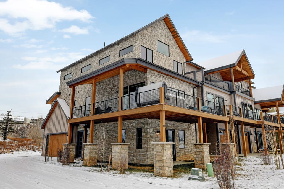 Side View Of luxury Villa