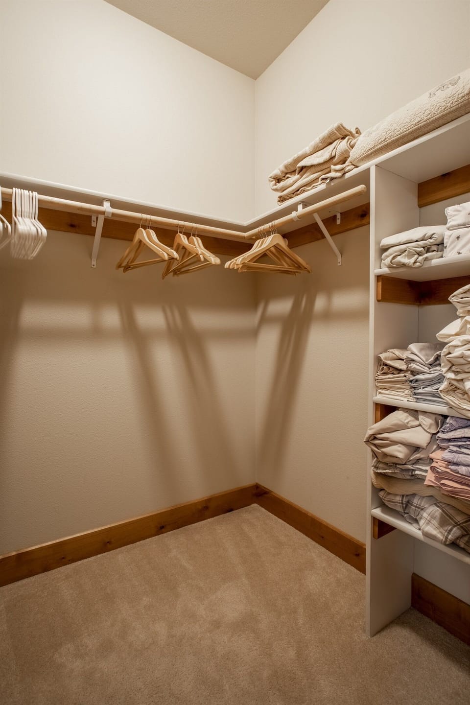 Main floor master walk-in closet