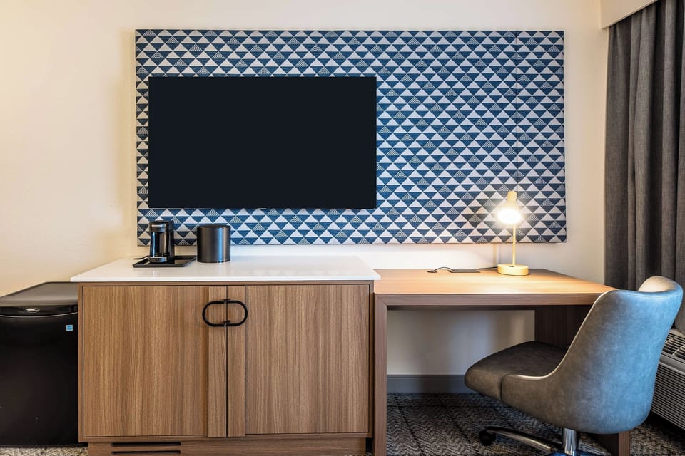 Pour a morning coffee, plan your day, and unwind with TV.