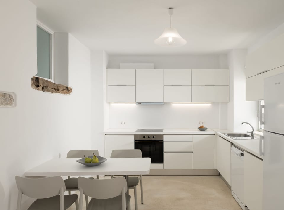 A fully equipped kitchen for culinary wonders.