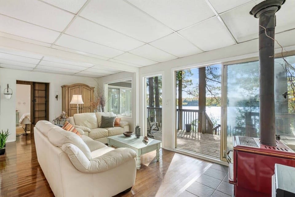 Living Room with view of Lake