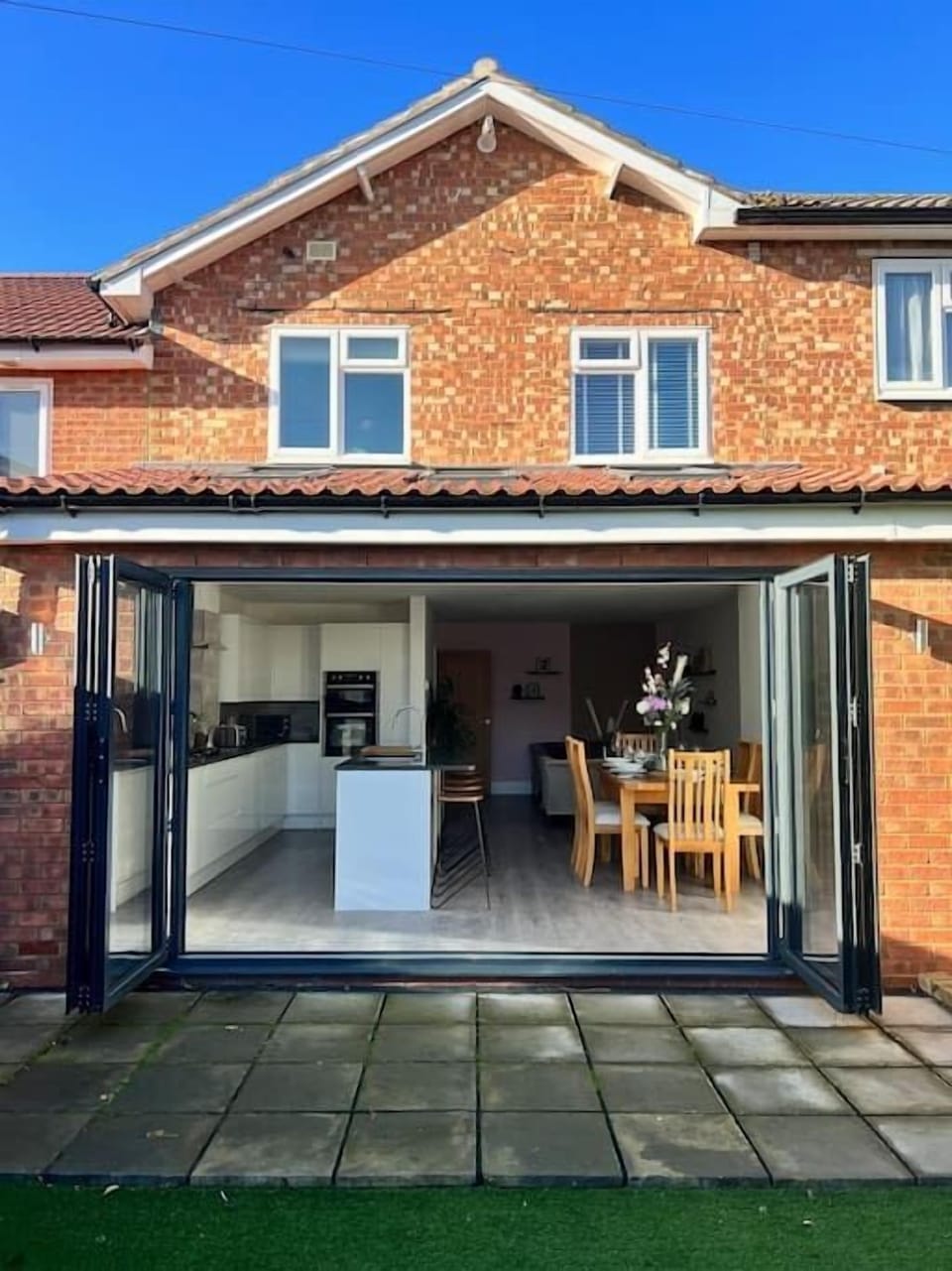 Rear Bifolds from Garden