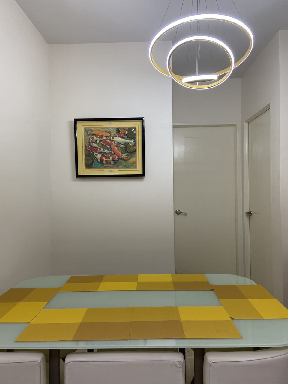 Dining table serves 6 guests