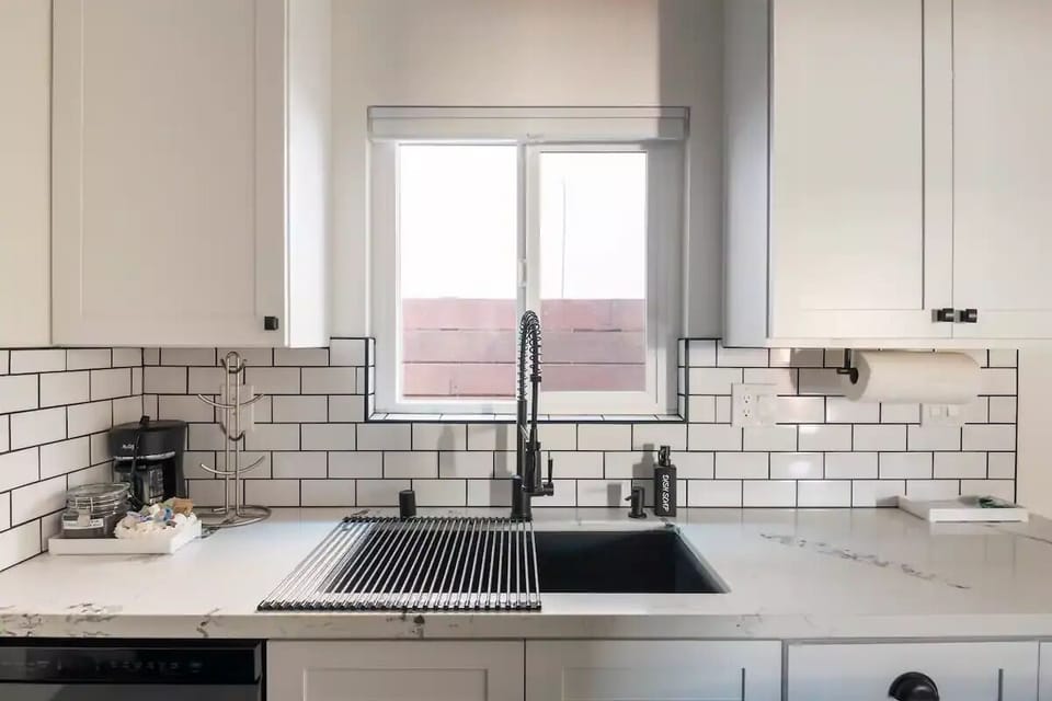 Convenient kitchen with brand new appliances