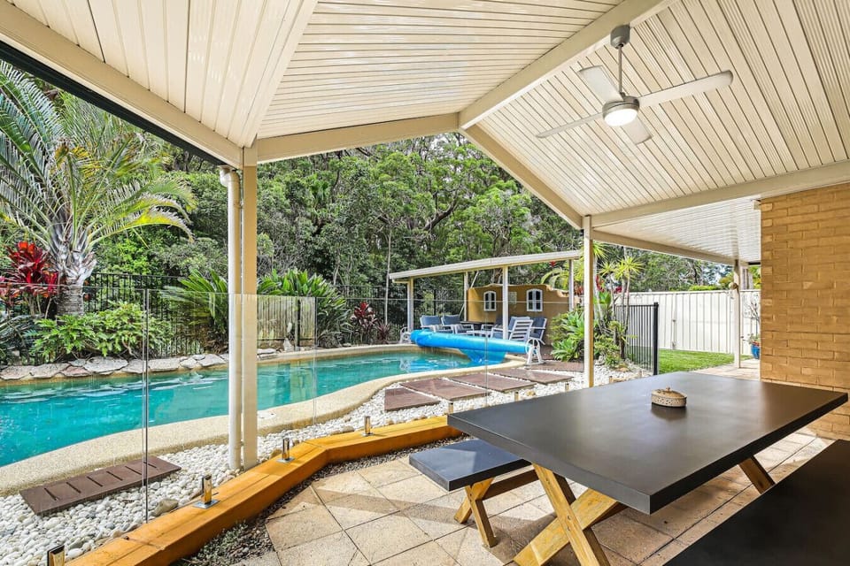 Outdoor dining area