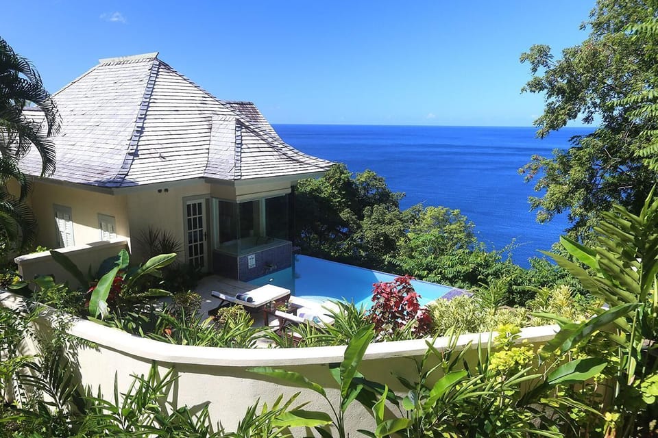 Master Bedroom Pool and Garden