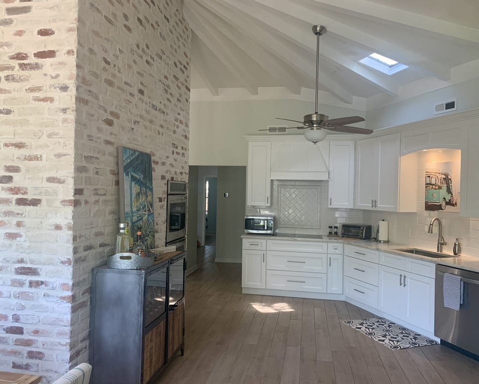 Fully stocked kitchen 