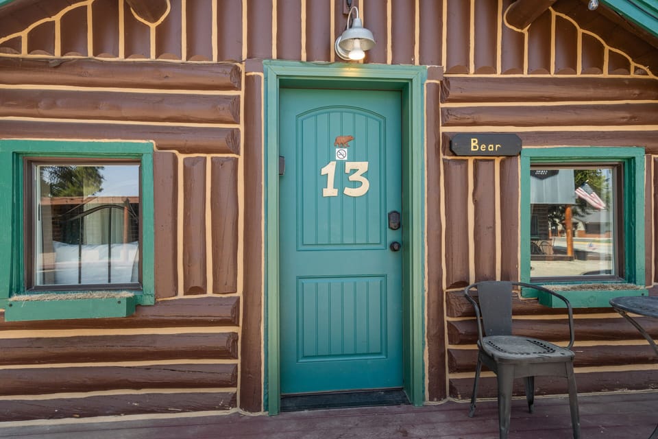 Entrance to cabin