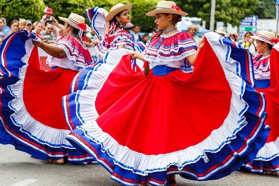 Costa Rica's Independence Day celebrated  yearly in Uvita's streets. 