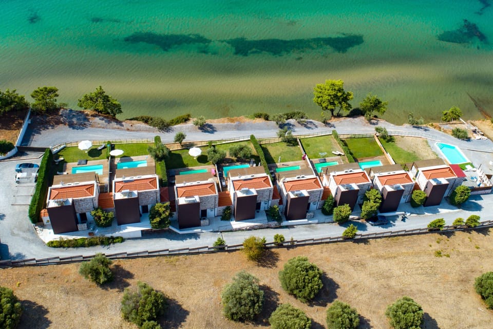 Aerial views of complex