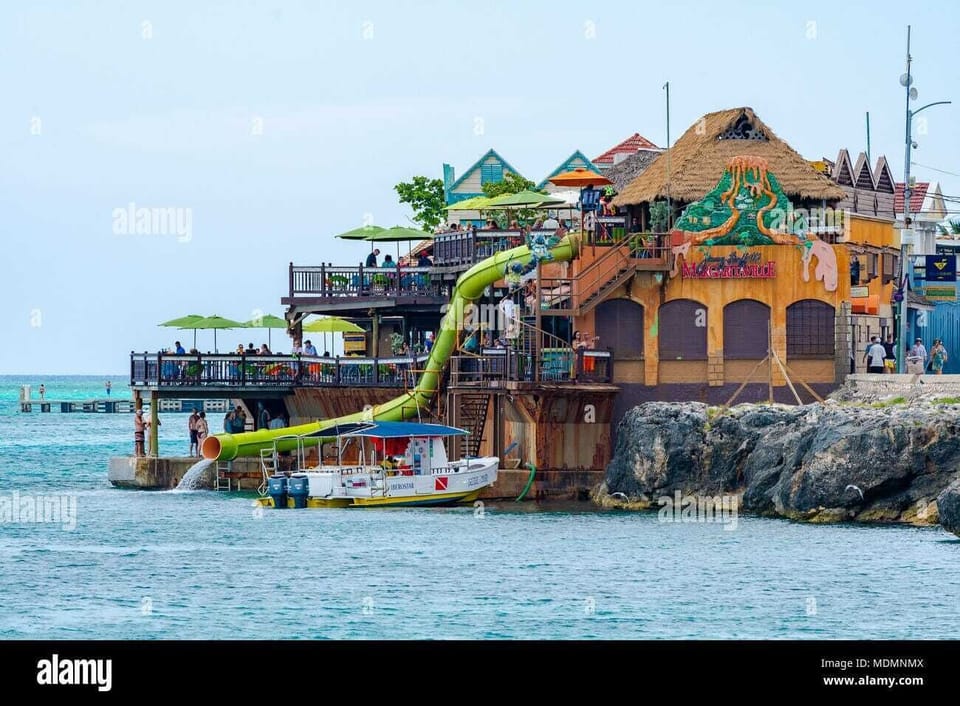 Jimmy Buffett's Margaritaville, features a double-decker bar, and water slides.