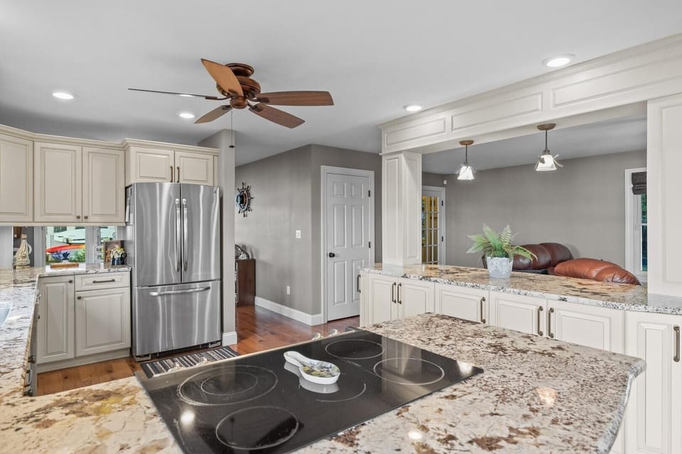 kitchen with updated appliances
