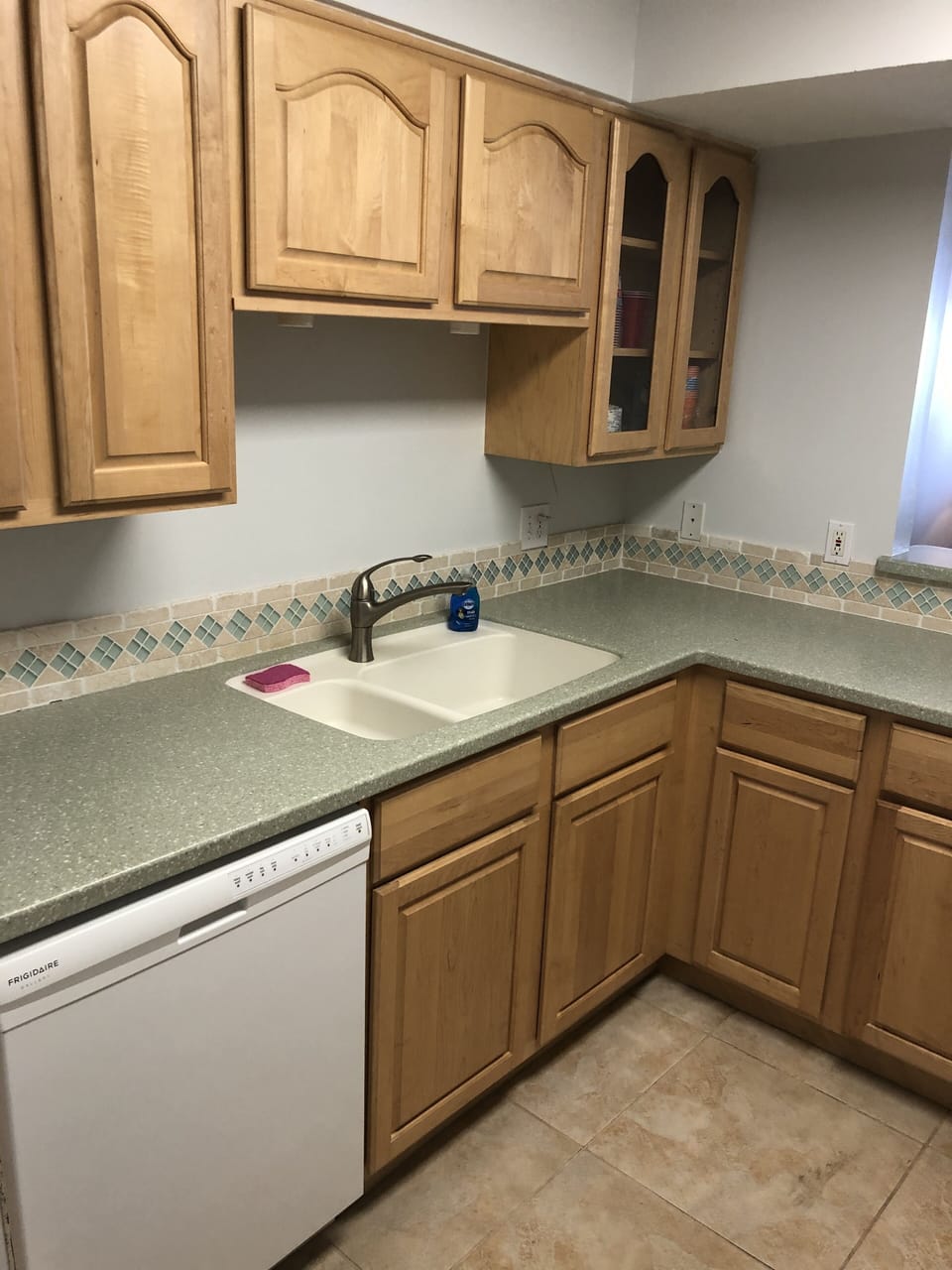 Kitchen with Dishwasher. 