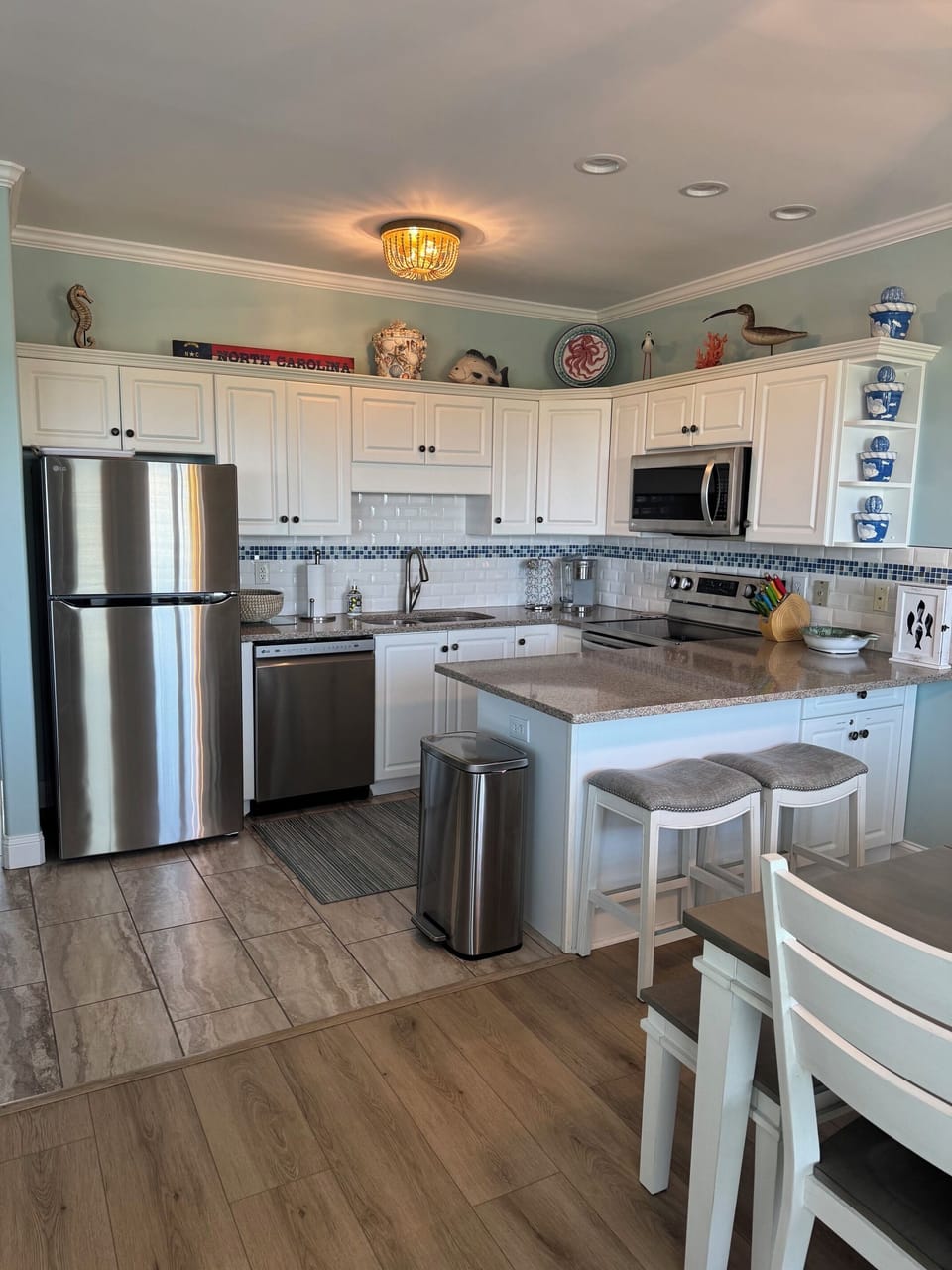 Updated kitchen with everything you need for a great vacation