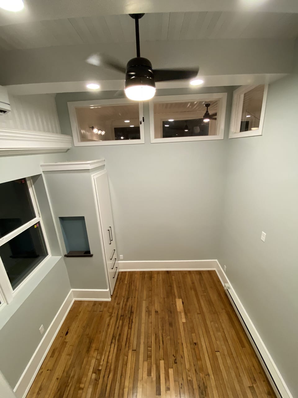 Looking down from the bedroom loft.