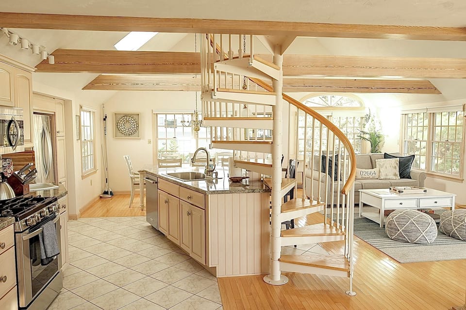 Open concept kitchen for entertaining