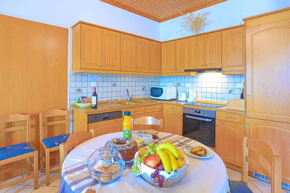Dining and kitchen area