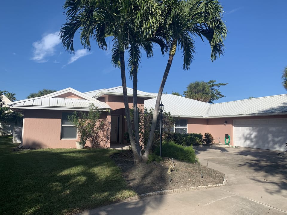 A beautiful home on a private street east of A1A.