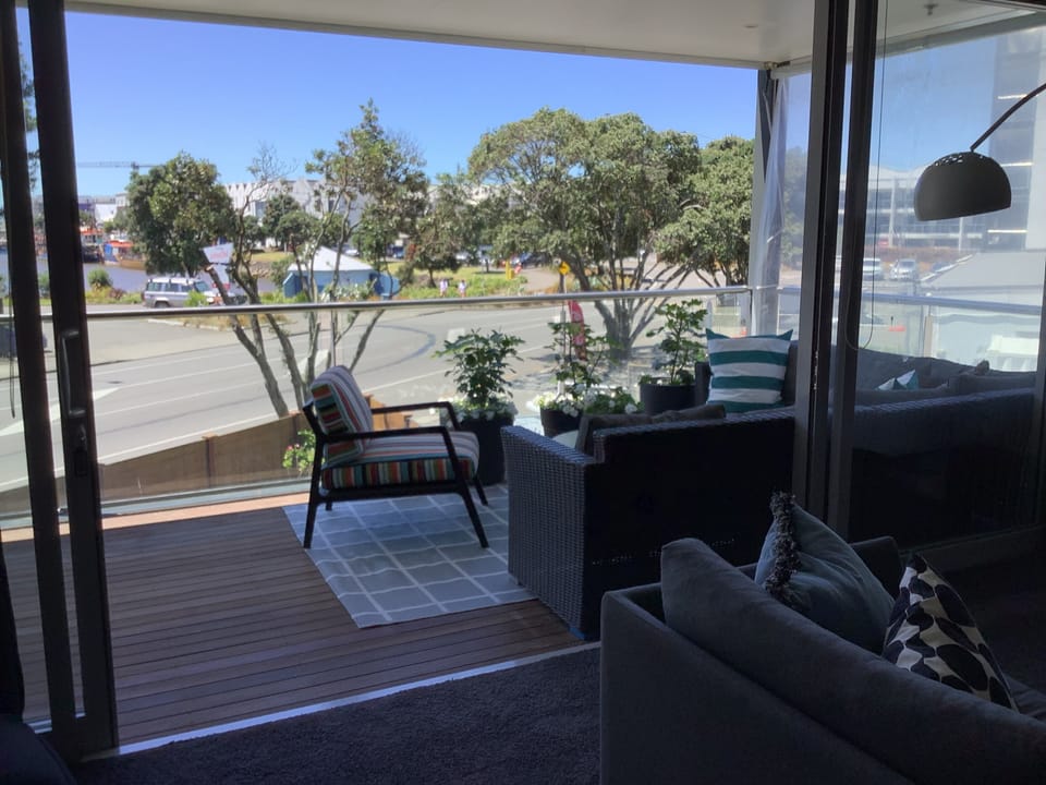 Massive outside deck with beautiful furniture- North facing for maximum sun