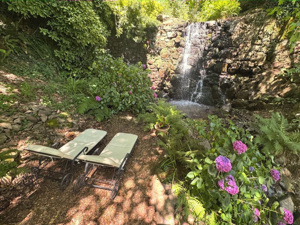 Relax at your our private waterfall.