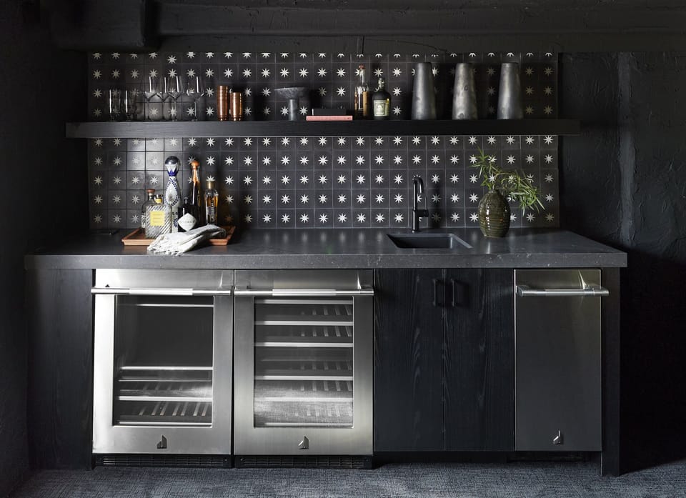 Bar and Kitchenette in the theater room, perfect for entertaining and relaxing