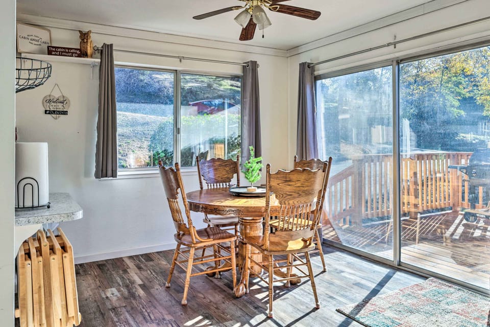 Dining Room | Fireplace (Wood Provided) | Full Kitchen | Cooking Basics