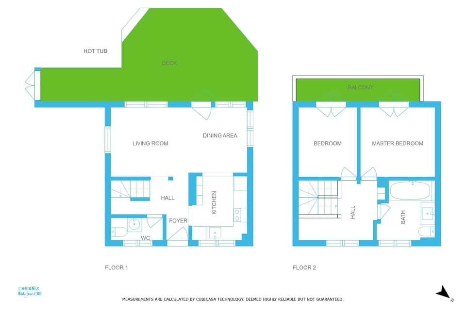 Chalet le Tremplin floorplan
