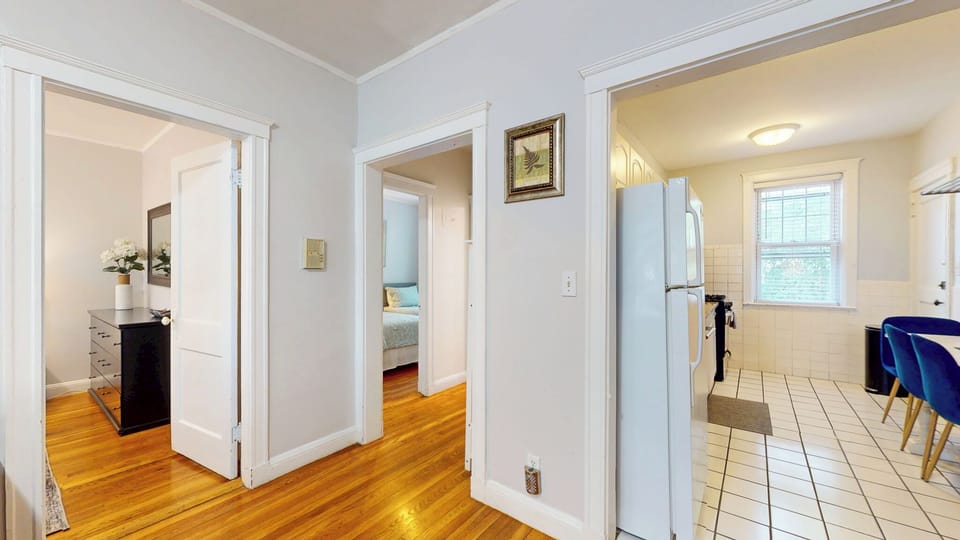 Kitchen view from hallway