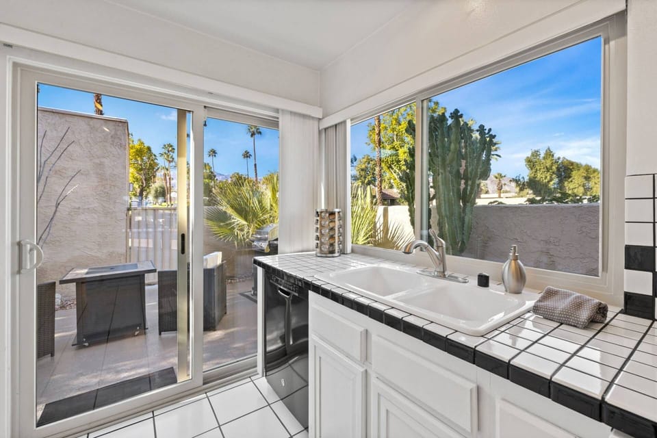 Kitchen has Access to Back Patio