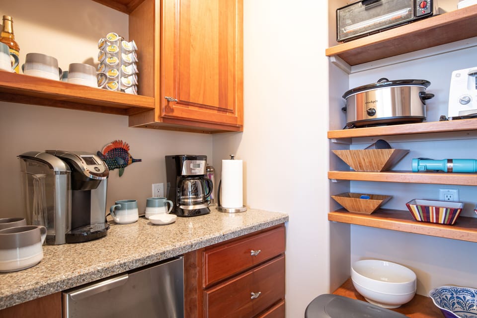 The Coffee Bar in the Butler's Pantry