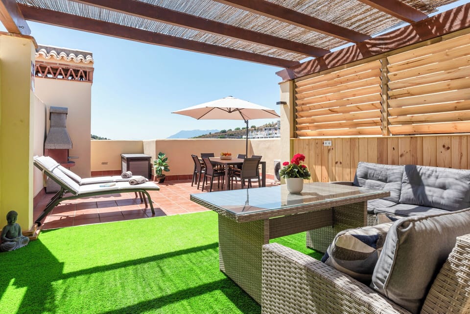 Rooftop terrace to relax and unwind.