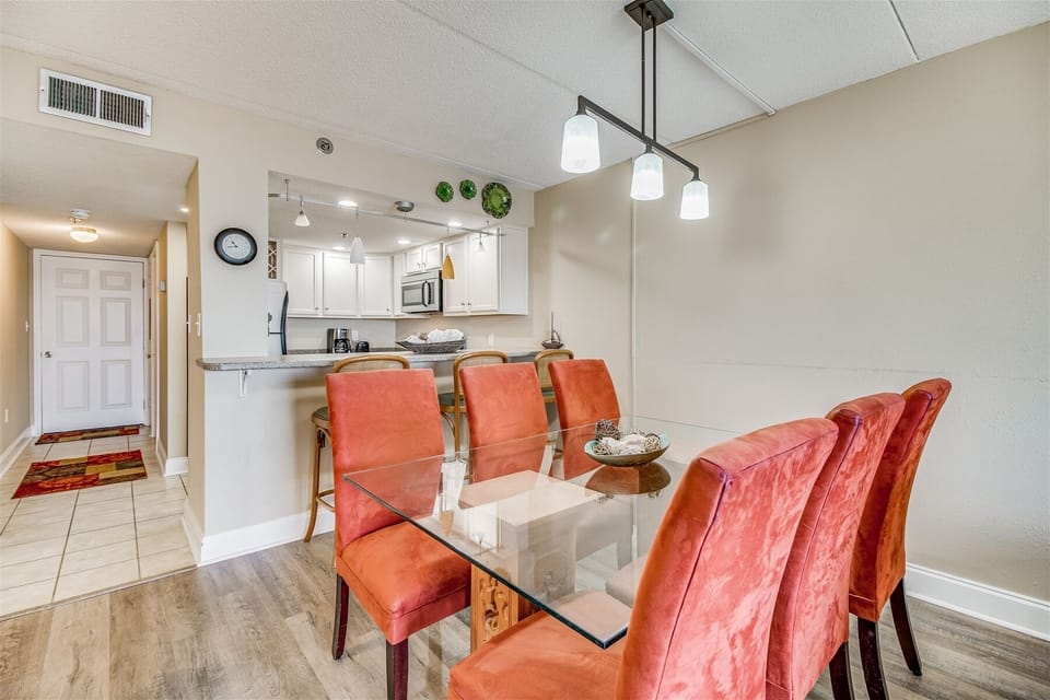 Ocean Breeze West 303 Dining Room and Kitchen