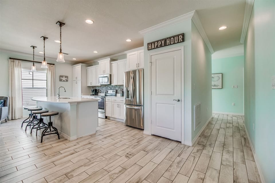 Lost Key Shorely Blessed Hallway and Kitchen