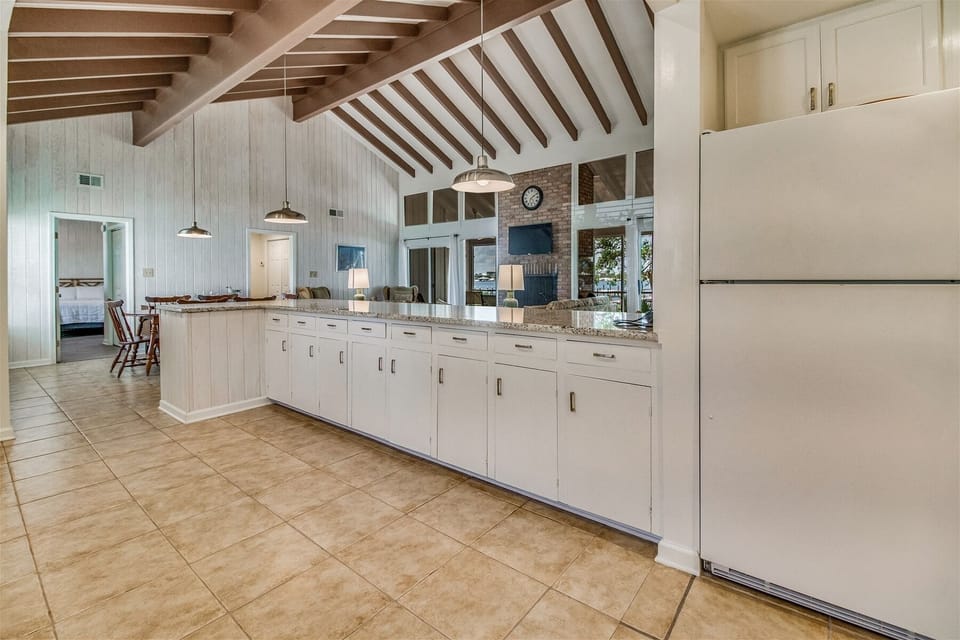 Tobin House Open Kitchen and Refrigerator