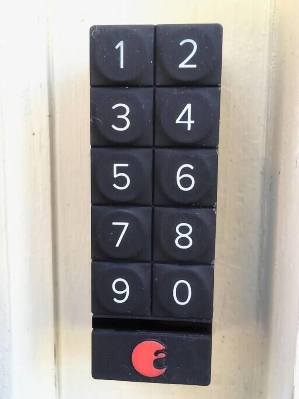 Use keypad or august app for entry