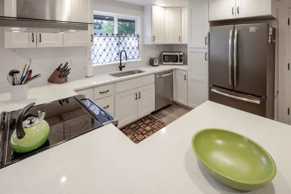 Bright and open kitchen