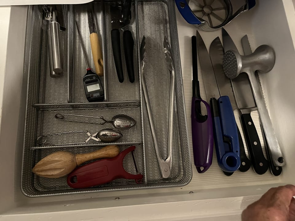 Fully Stocked Kitchen. 