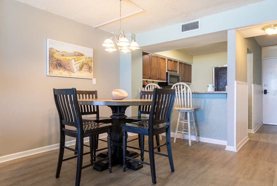 Dining table.