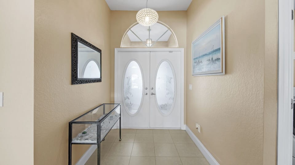 Inside front entryway