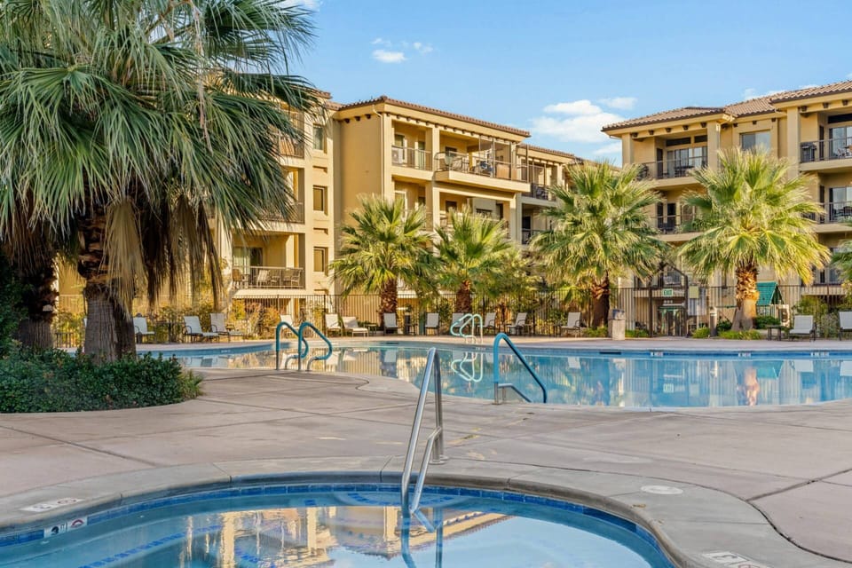 Pool and Hot Tub are Located Centrally between all the Condo Units of Estancia Resort