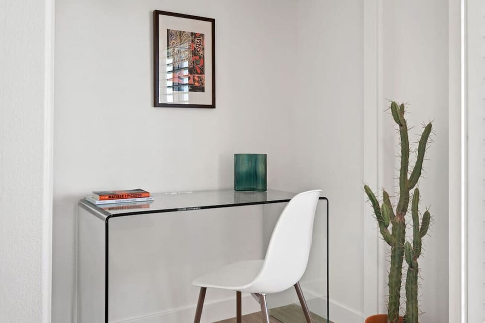 Bedroom #1 (primary): king bed with ensuite bath, upstairs