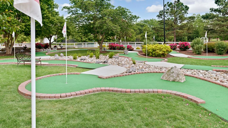 Everyone loves mini-golf. It's FREE at Powhatan Resort for guests.