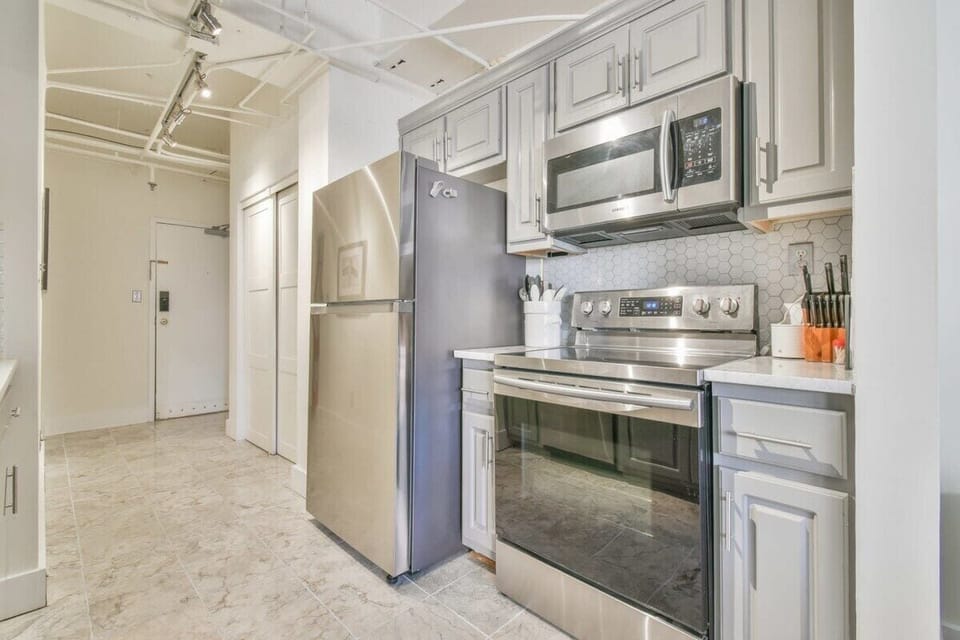 View of the kitchen