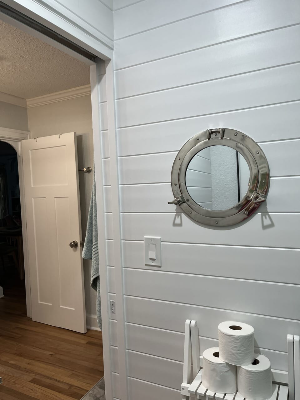 Bathroom 2 view from toilet water closet.