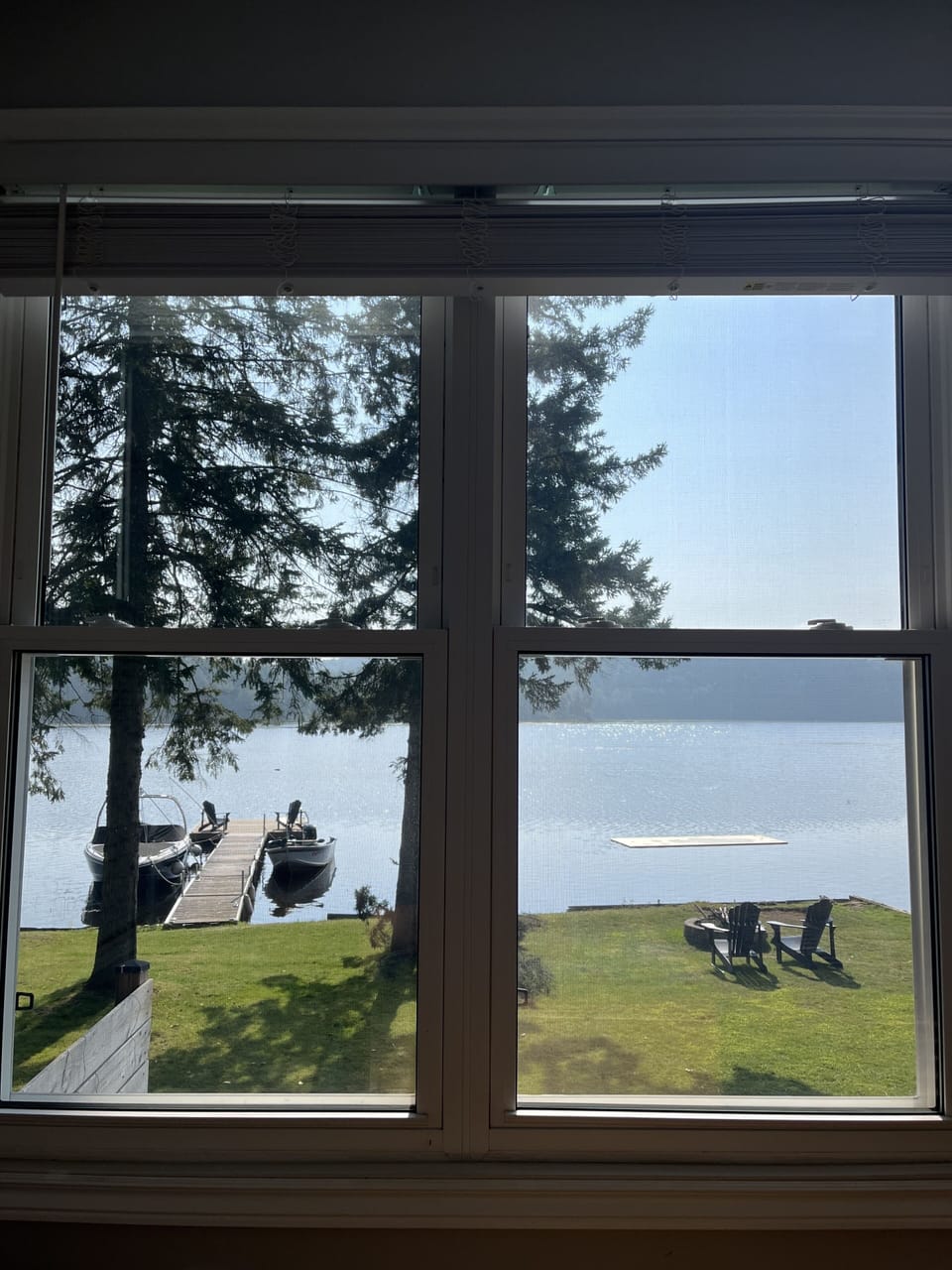 View from primary bedroom